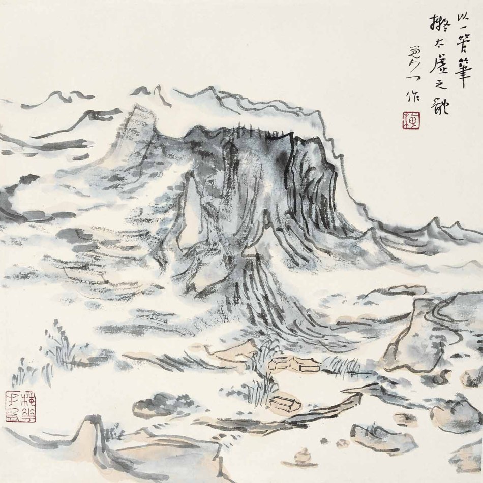 山水-1 31cm×31cm 2007年